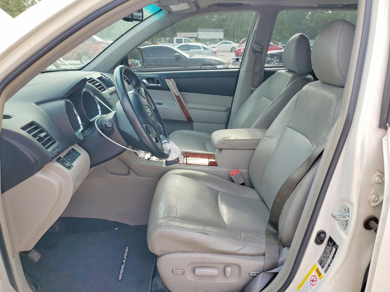 2012 Toyota Highlander Limited White vin: 5TDDK3EH6CS100651