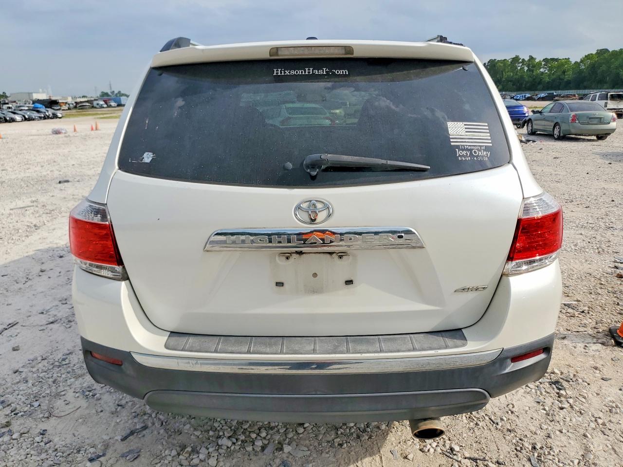 2012 Toyota Highlander Limited White vin: 5TDDK3EH6CS100651