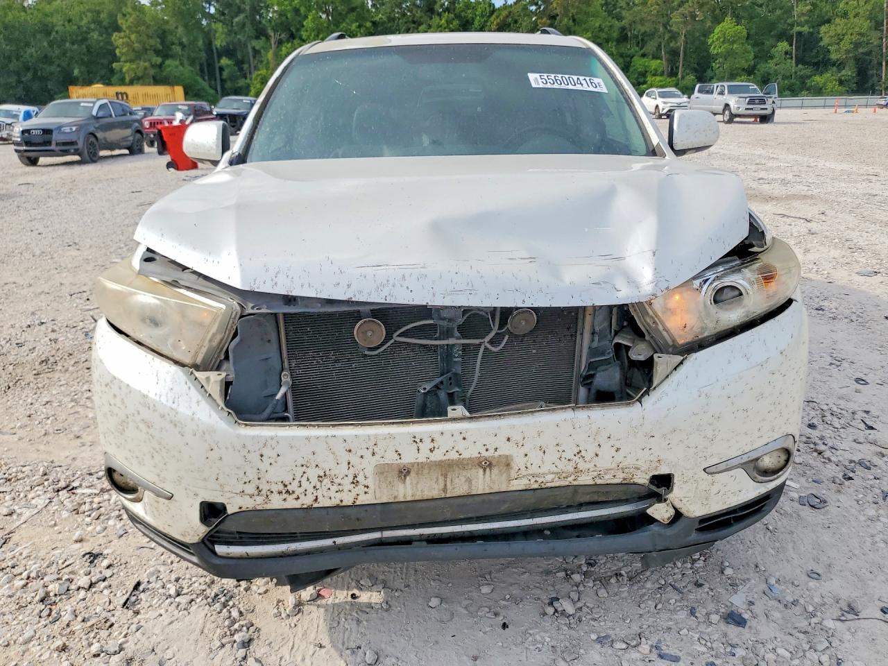 2012 Toyota Highlander Limited White vin: 5TDDK3EH6CS100651