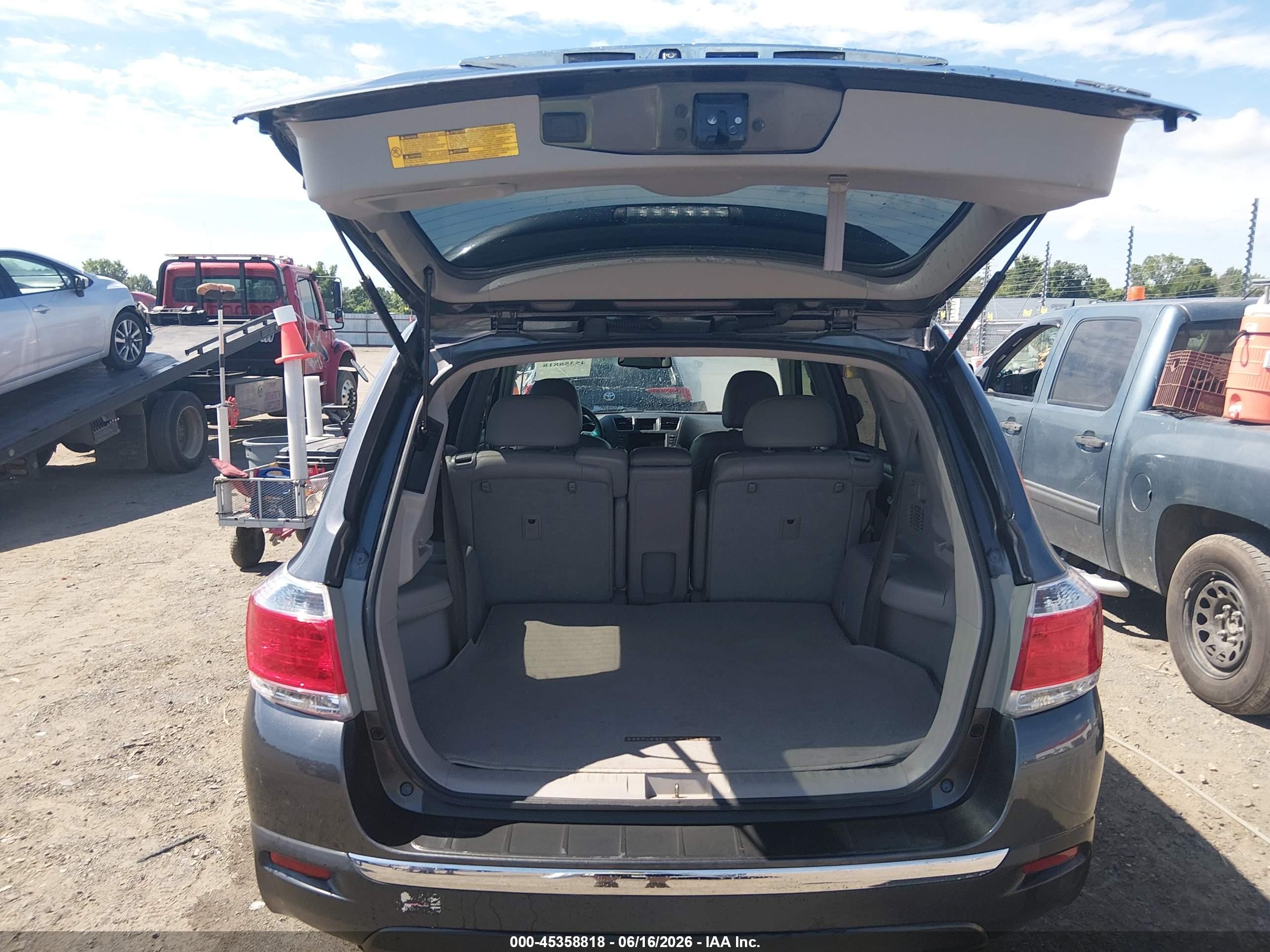 2012 Toyota Highlander Limited V6 Gray vin: 5TDDK3EH6CS102996
