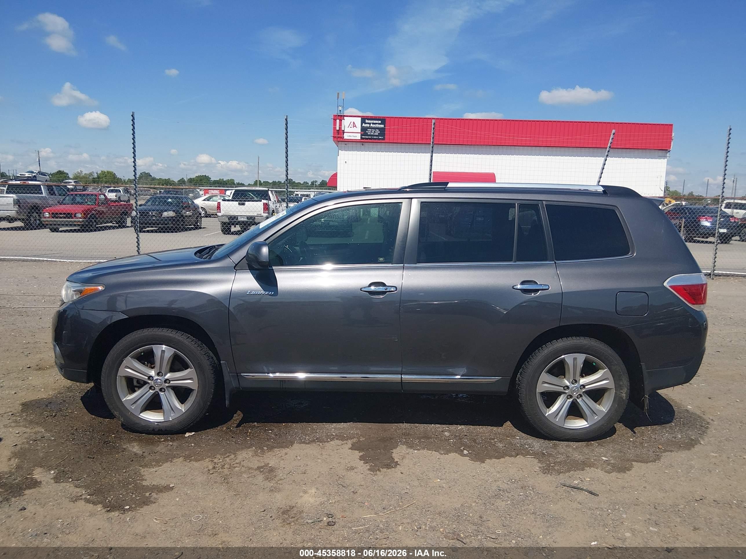 2012 Toyota Highlander Limited V6 Gray vin: 5TDDK3EH6CS102996