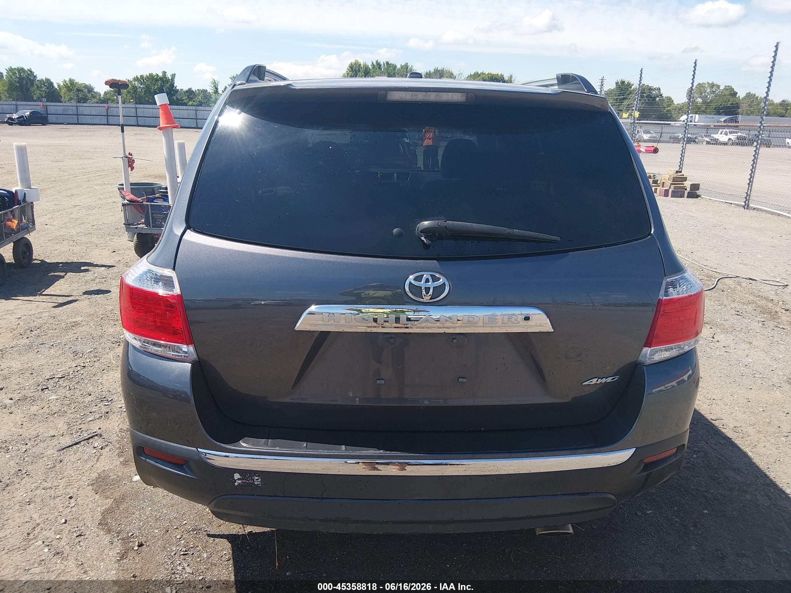 2012 Toyota Highlander Limited V6 Gray vin: 5TDDK3EH6CS102996