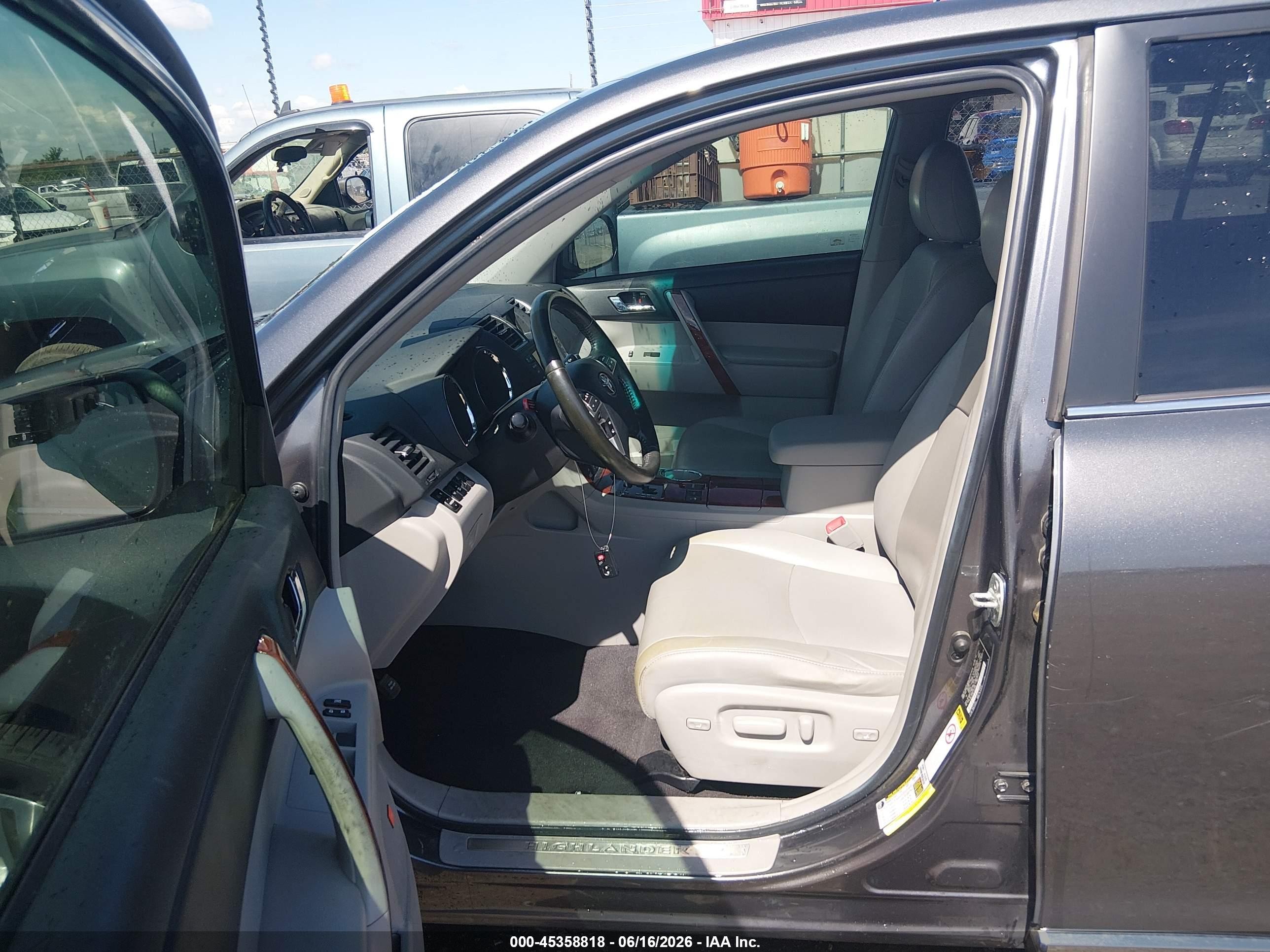 2012 Toyota Highlander Limited V6 Gray vin: 5TDDK3EH6CS102996
