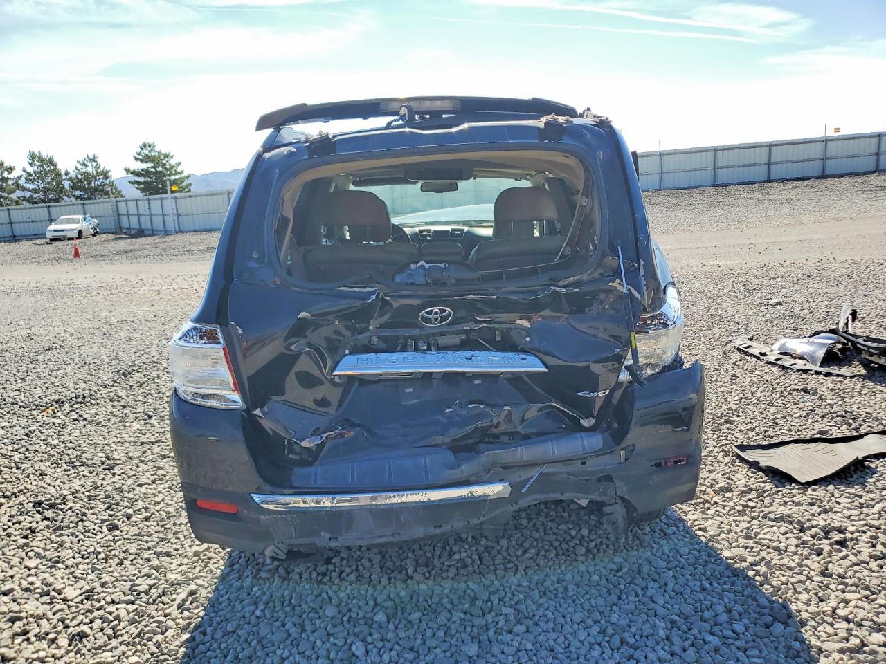 2012 Toyota Highlander Limited Black vin: 5TDDK3EH6CS114811