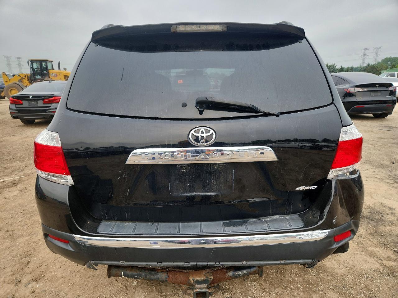 2012 Toyota Highlander Limited Черный vin: 5TDDK3EH6CS136677