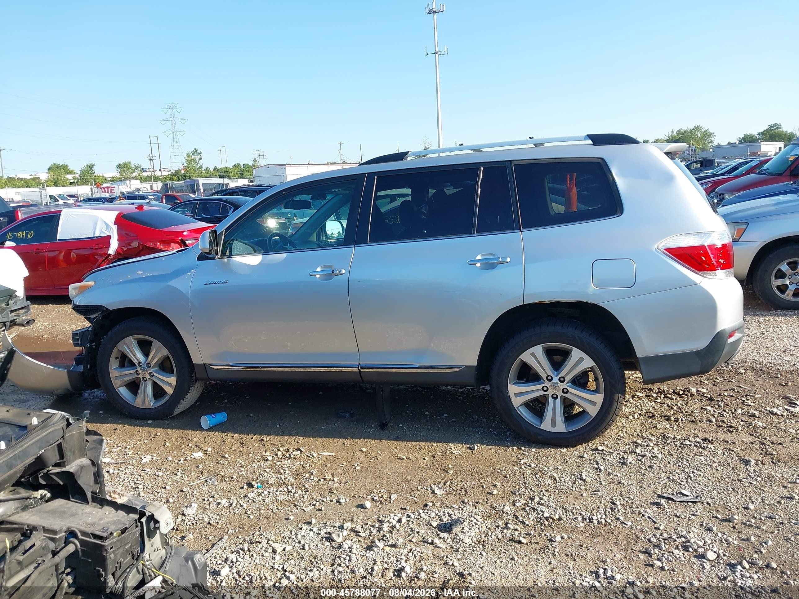 2012 Toyota Highlander Limited V6 Silver vin: 5TDDK3EH6CS136713