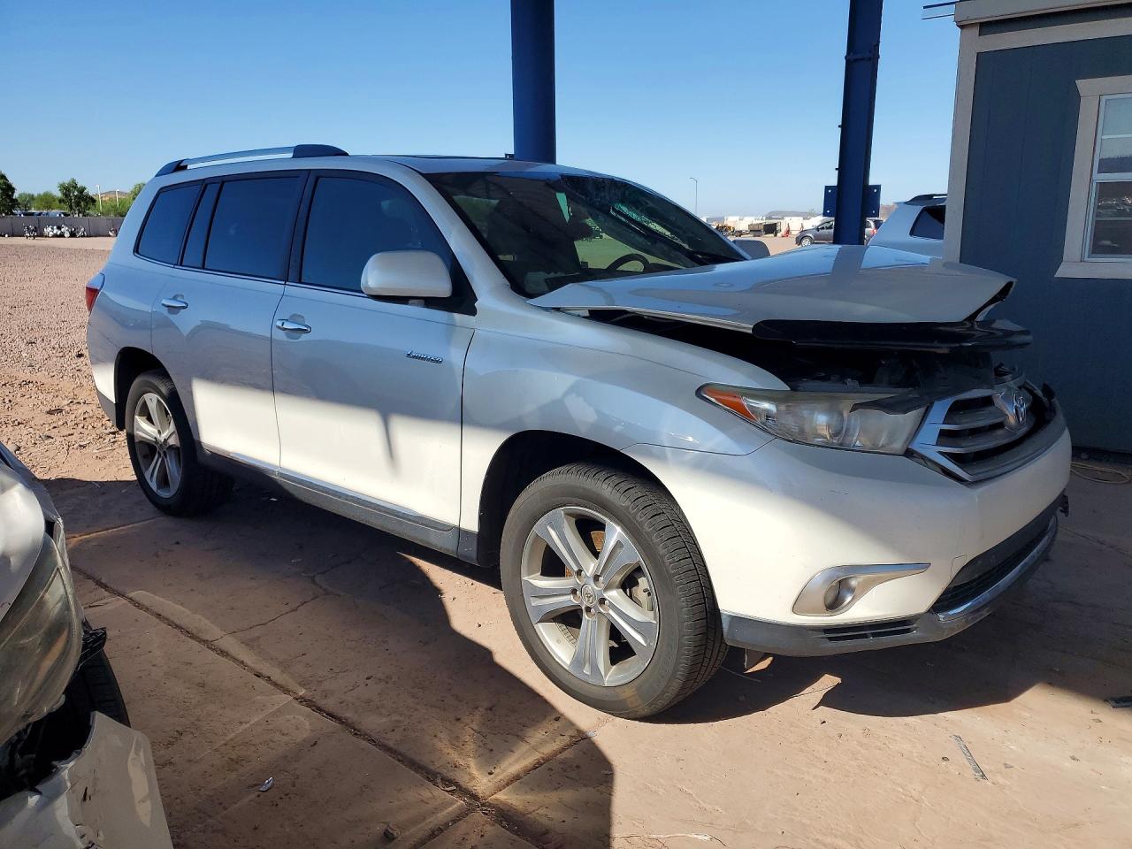 2012 Toyota Highlander Limited White vin: 5TDDK3EH6CS146075
