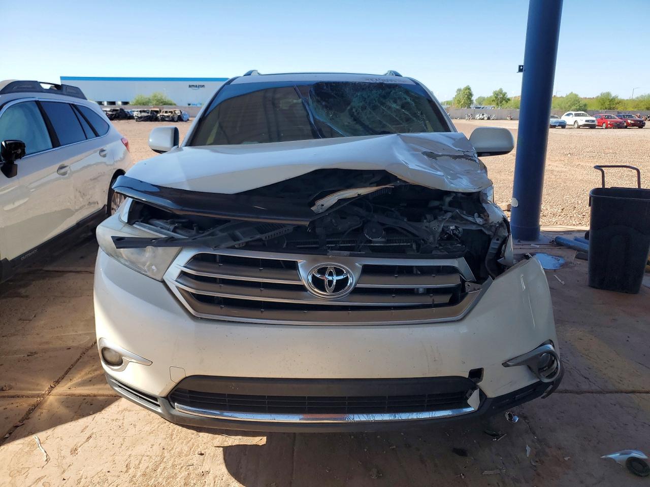 2012 Toyota Highlander Limited White vin: 5TDDK3EH6CS146075