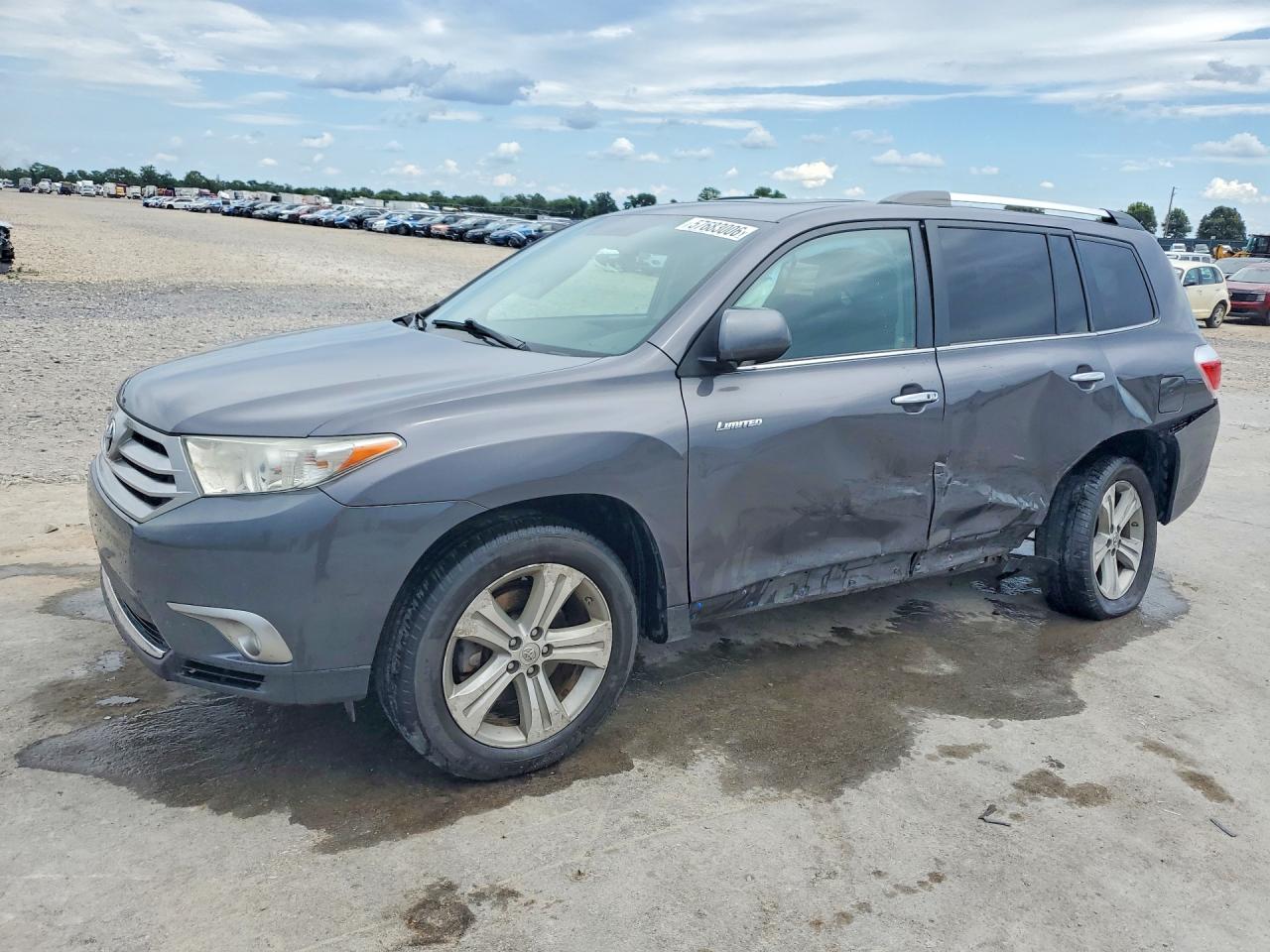 2012 Toyota Highlander Limited Серый vin: 5TDDK3EH6CS162017