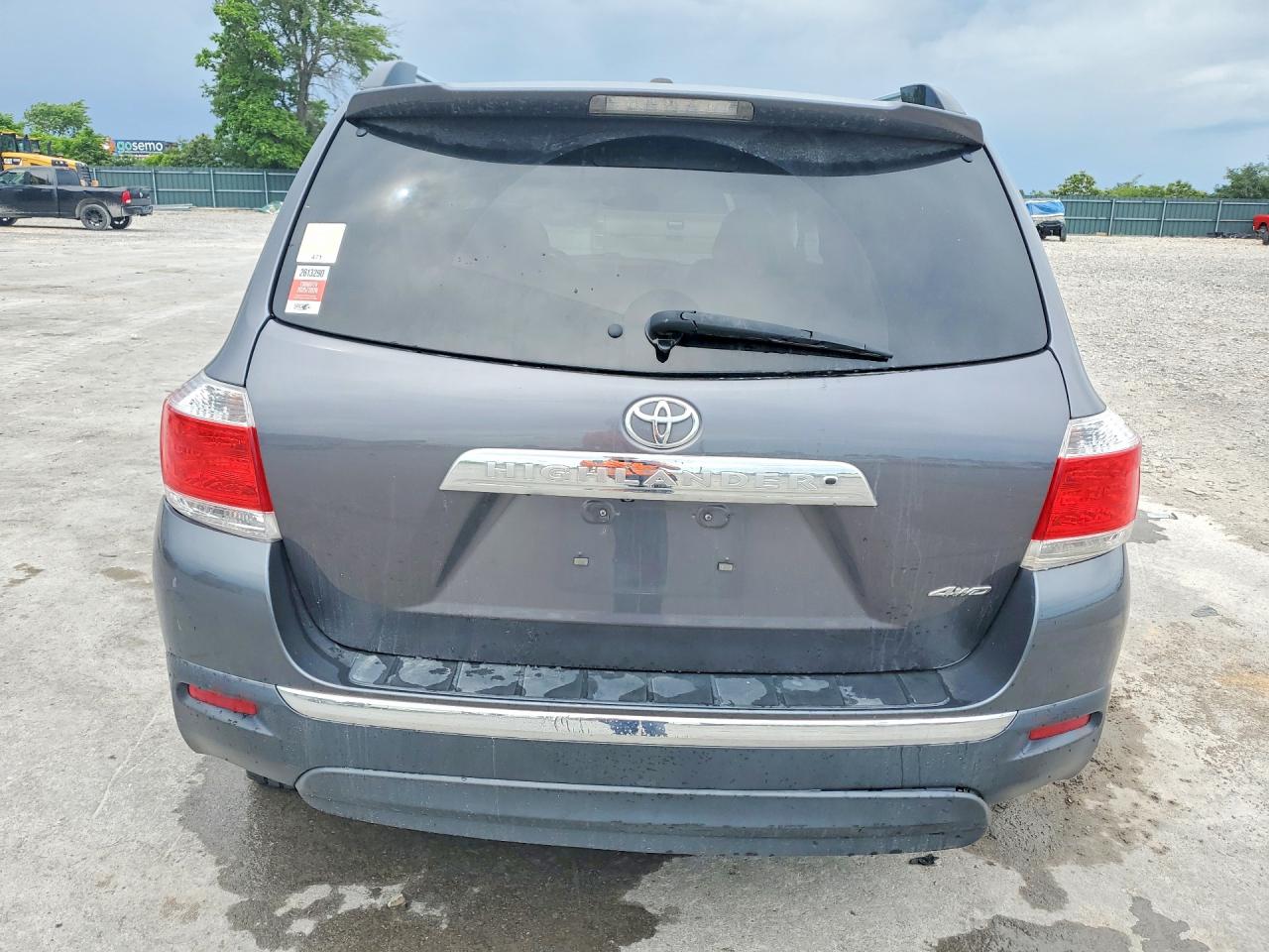 2012 Toyota Highlander Limited Gray vin: 5TDDK3EH6CS162017