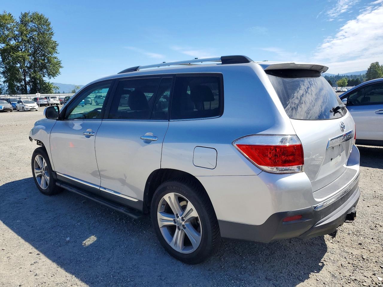 2013 Toyota Highlander Limited Silver vin: 5TDDK3EH6DS185055