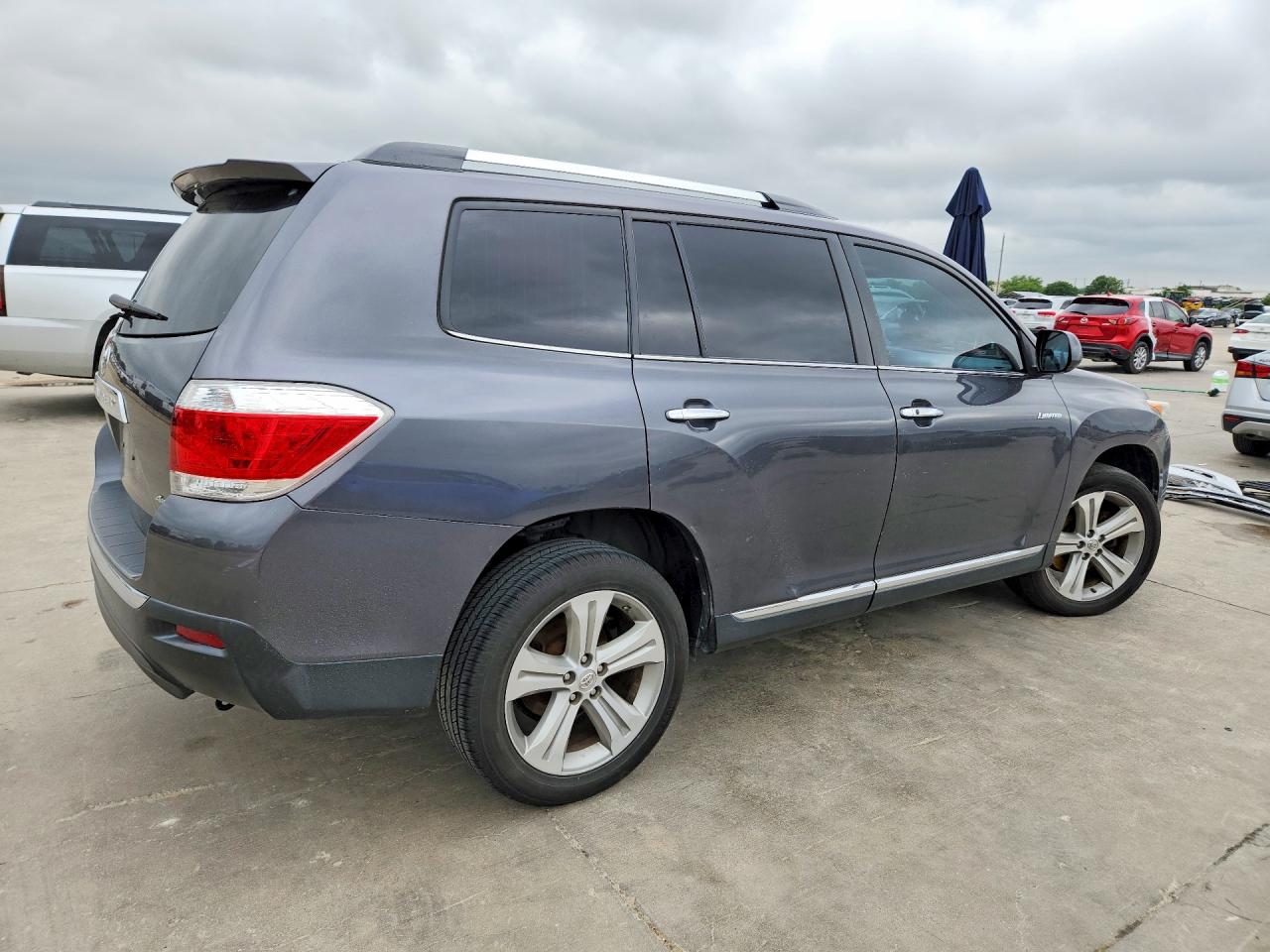 2013 Toyota Highlander Limited Gray vin: 5TDDK3EH6DS194807