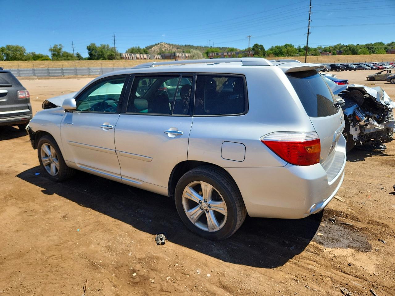 2010 Toyota Highlander Limited Silver vin: 5TDDK3EH7AS026508