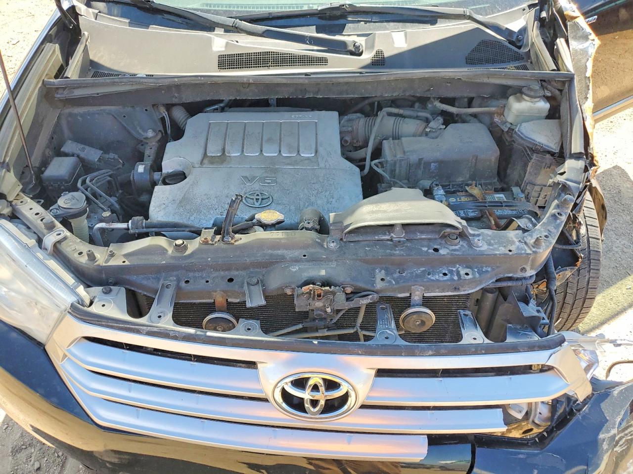 2011 Toyota Highlander Limited Black vin: 5TDDK3EH7BS070400