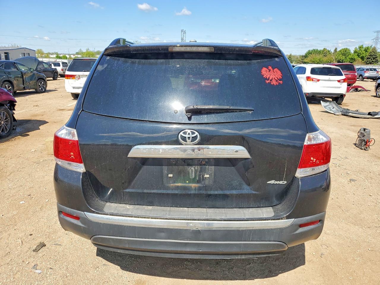 2011 Toyota Highlander Limited Black vin: 5TDDK3EH7BS070400