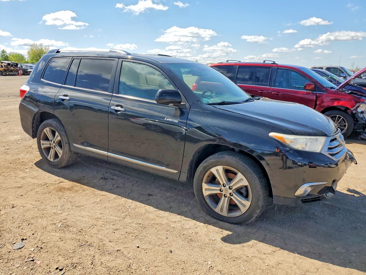 2011 Toyota Highlander Limited Black vin: 5TDDK3EH7BS070400