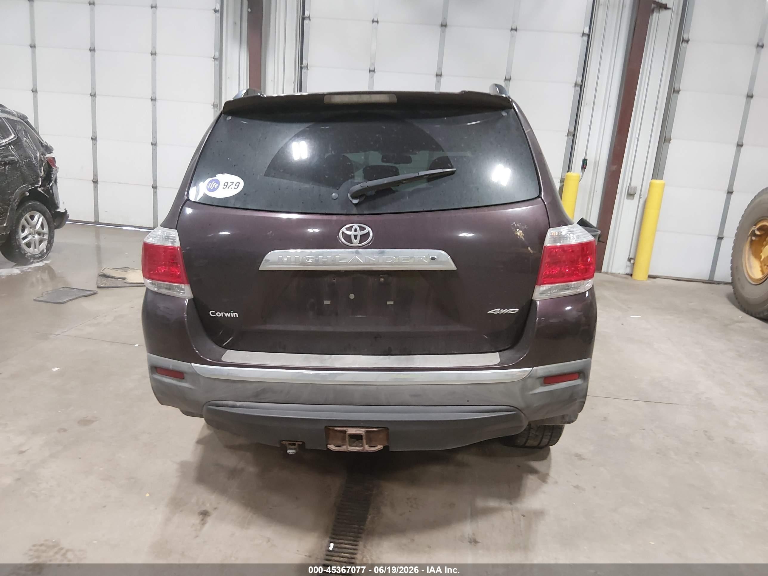 2012 Toyota Highlander Limited V6 Purple vin: 5TDDK3EH7CS094570