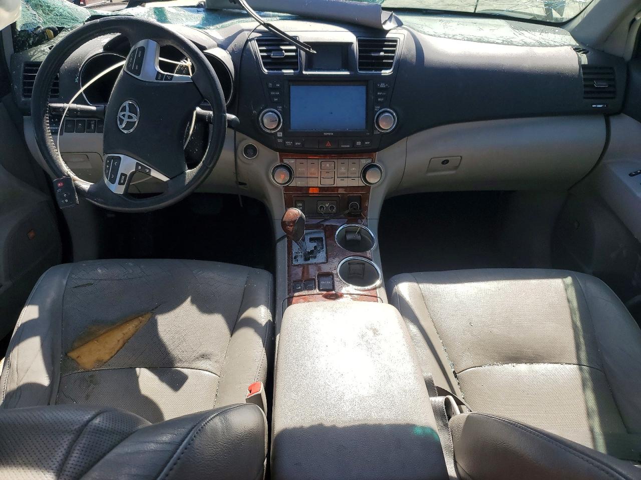 2012 Toyota Highlander Limited Black vin: 5TDDK3EH7CS101209