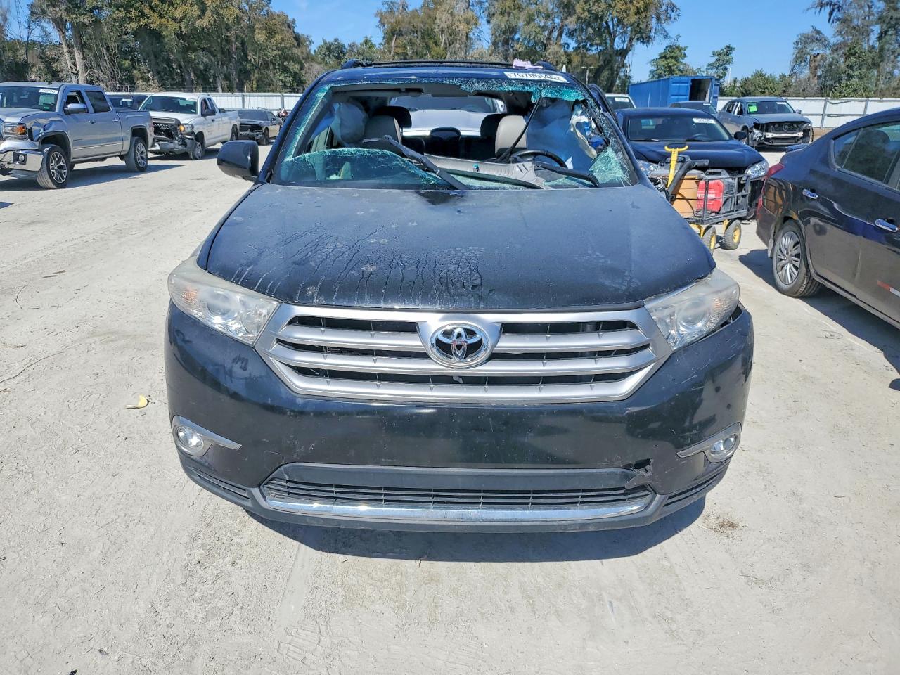 2012 Toyota Highlander Limited Black vin: 5TDDK3EH7CS101209