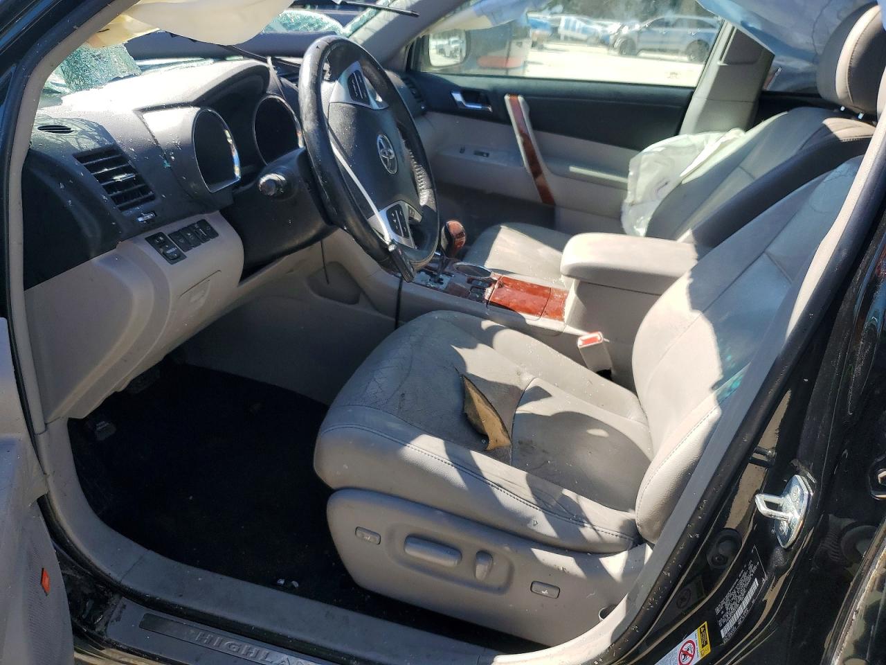 2012 Toyota Highlander Limited Black vin: 5TDDK3EH7CS101209