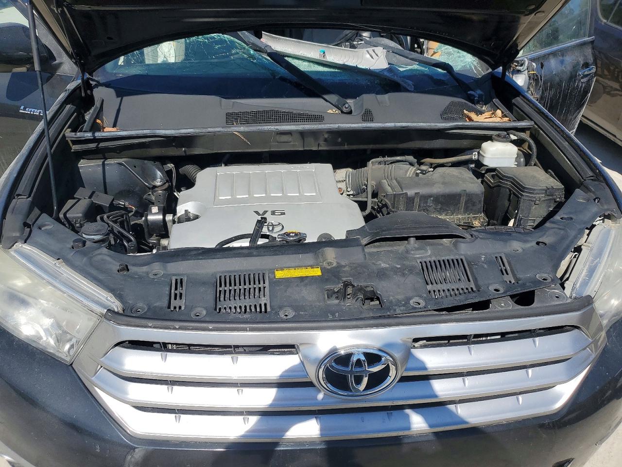 2012 Toyota Highlander Limited Black vin: 5TDDK3EH7CS101209