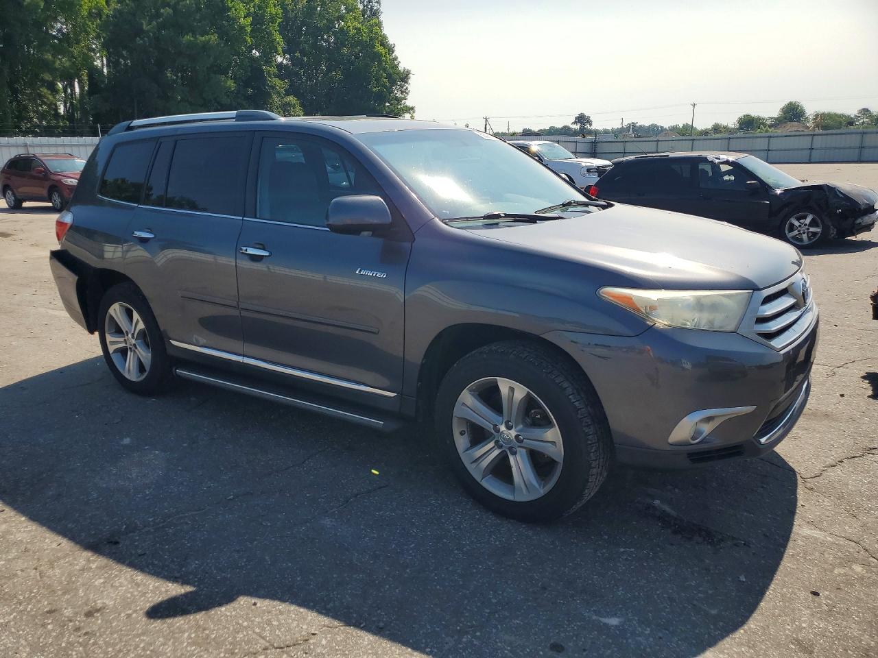 2012 Toyota Highlander Limited Серый vin: 5TDDK3EH7CS135005