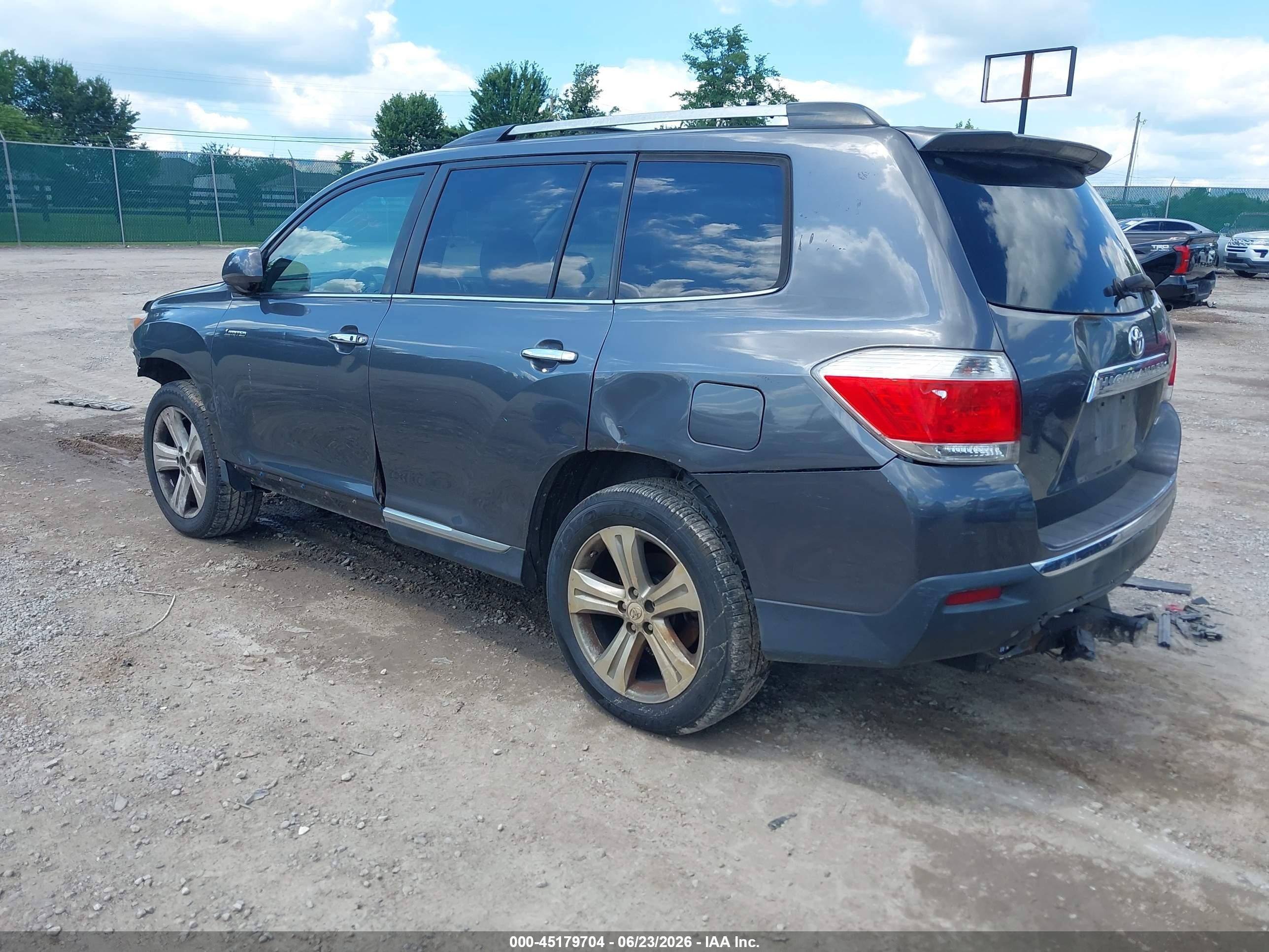 2012 Toyota Highlander Limited V6 Gray vin: 5TDDK3EH7CS145274