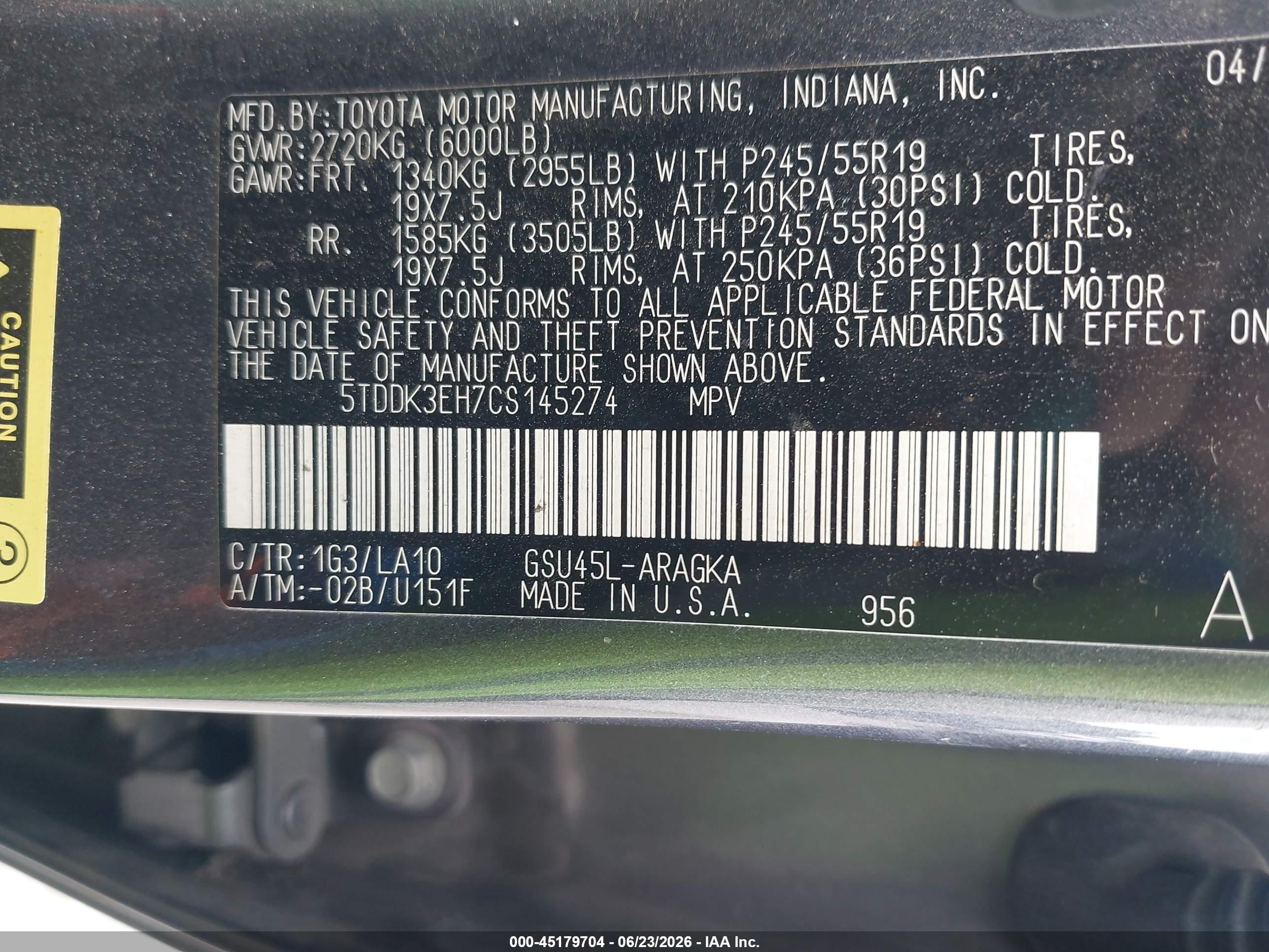 2012 Toyota Highlander Limited V6 Gray vin: 5TDDK3EH7CS145274