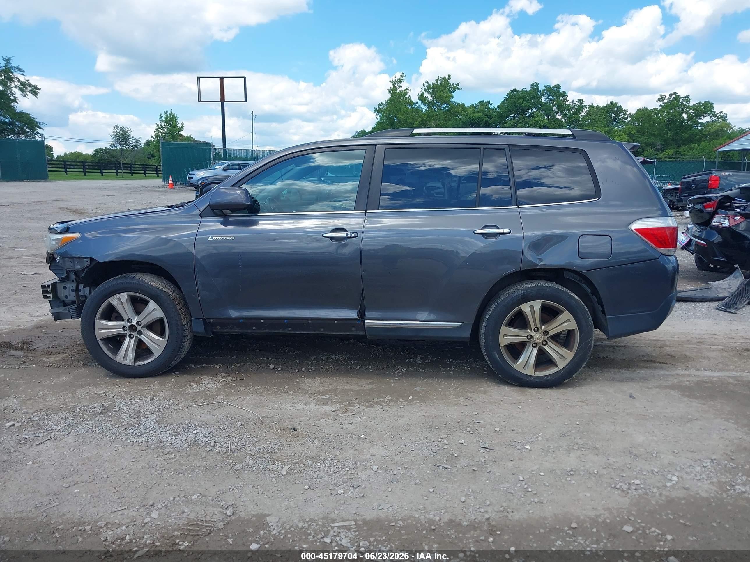 2012 Toyota Highlander Limited V6 Gray vin: 5TDDK3EH7CS145274
