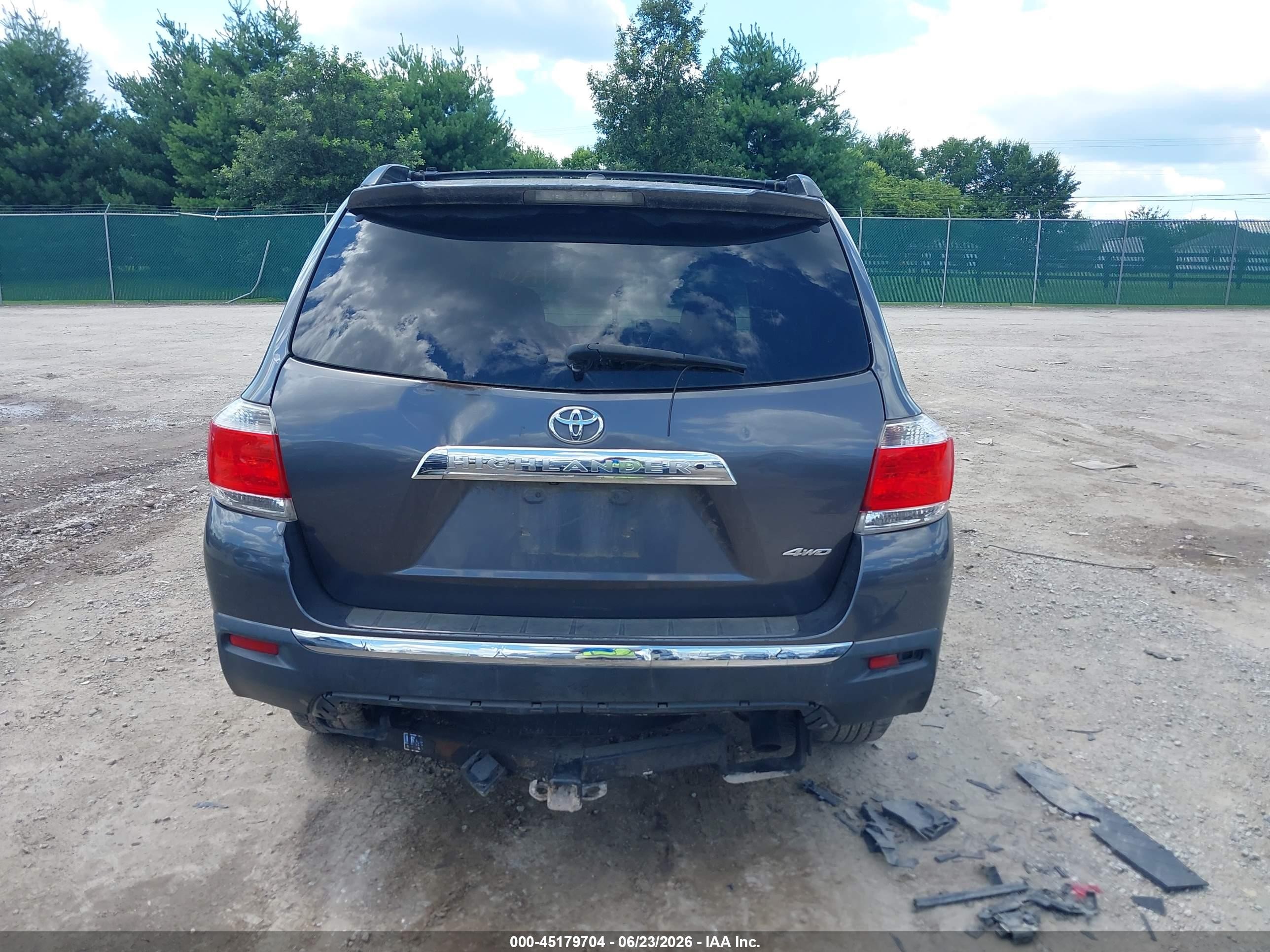 2012 Toyota Highlander Limited V6 Gray vin: 5TDDK3EH7CS145274