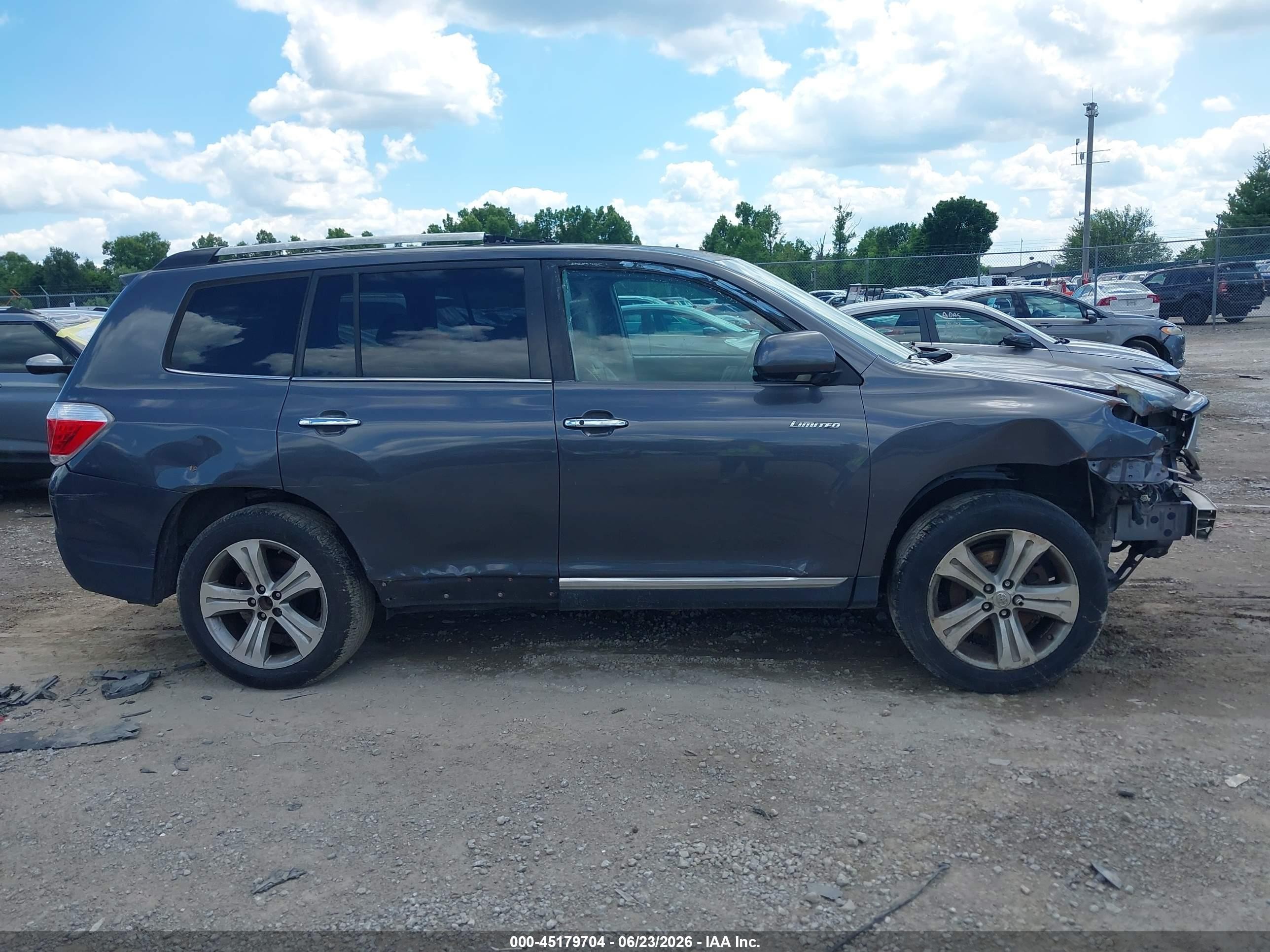 2012 Toyota Highlander Limited V6 Gray vin: 5TDDK3EH7CS145274