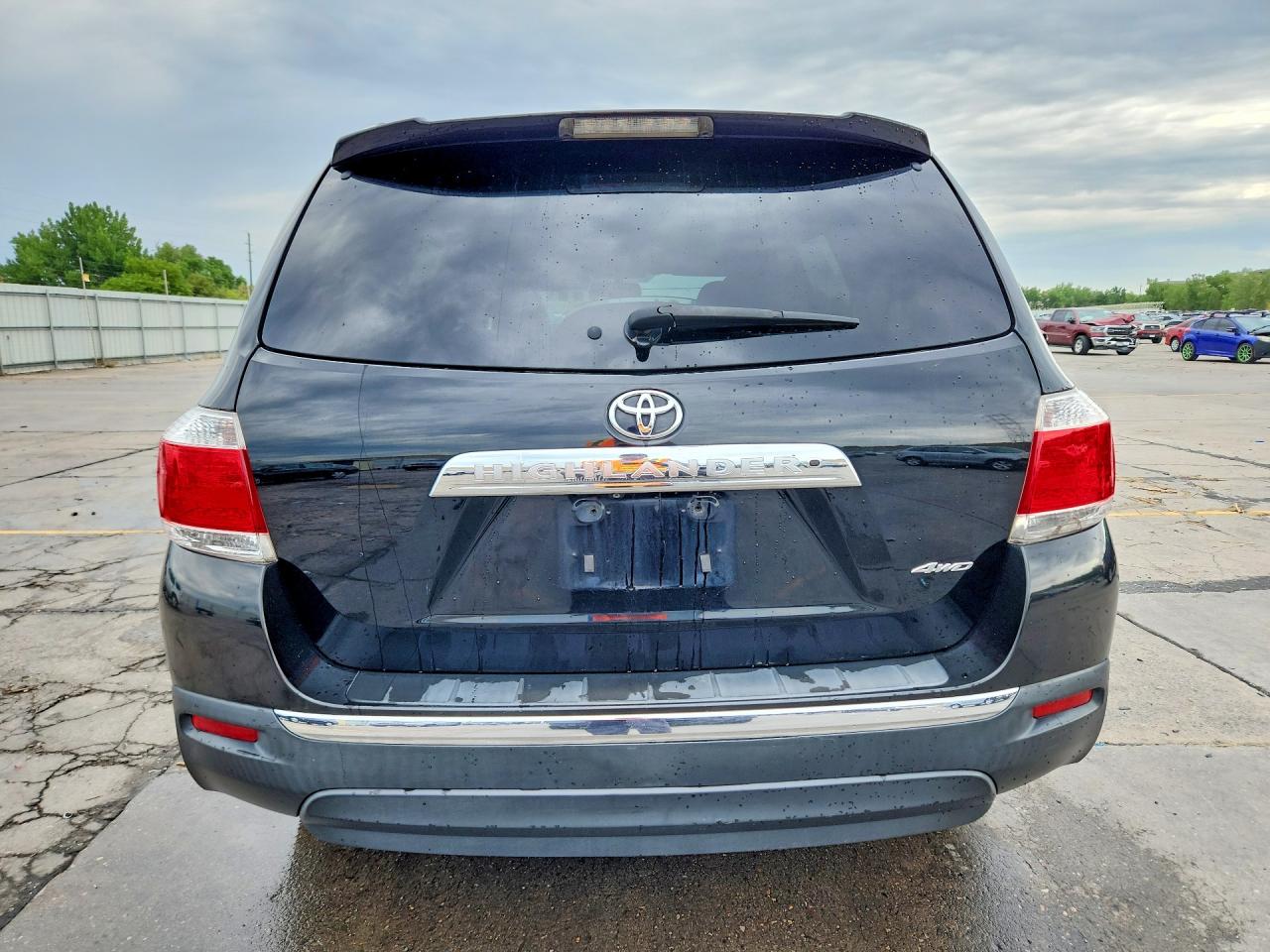 2012 Toyota Highlander Limited Black vin: 5TDDK3EH7CS160342
