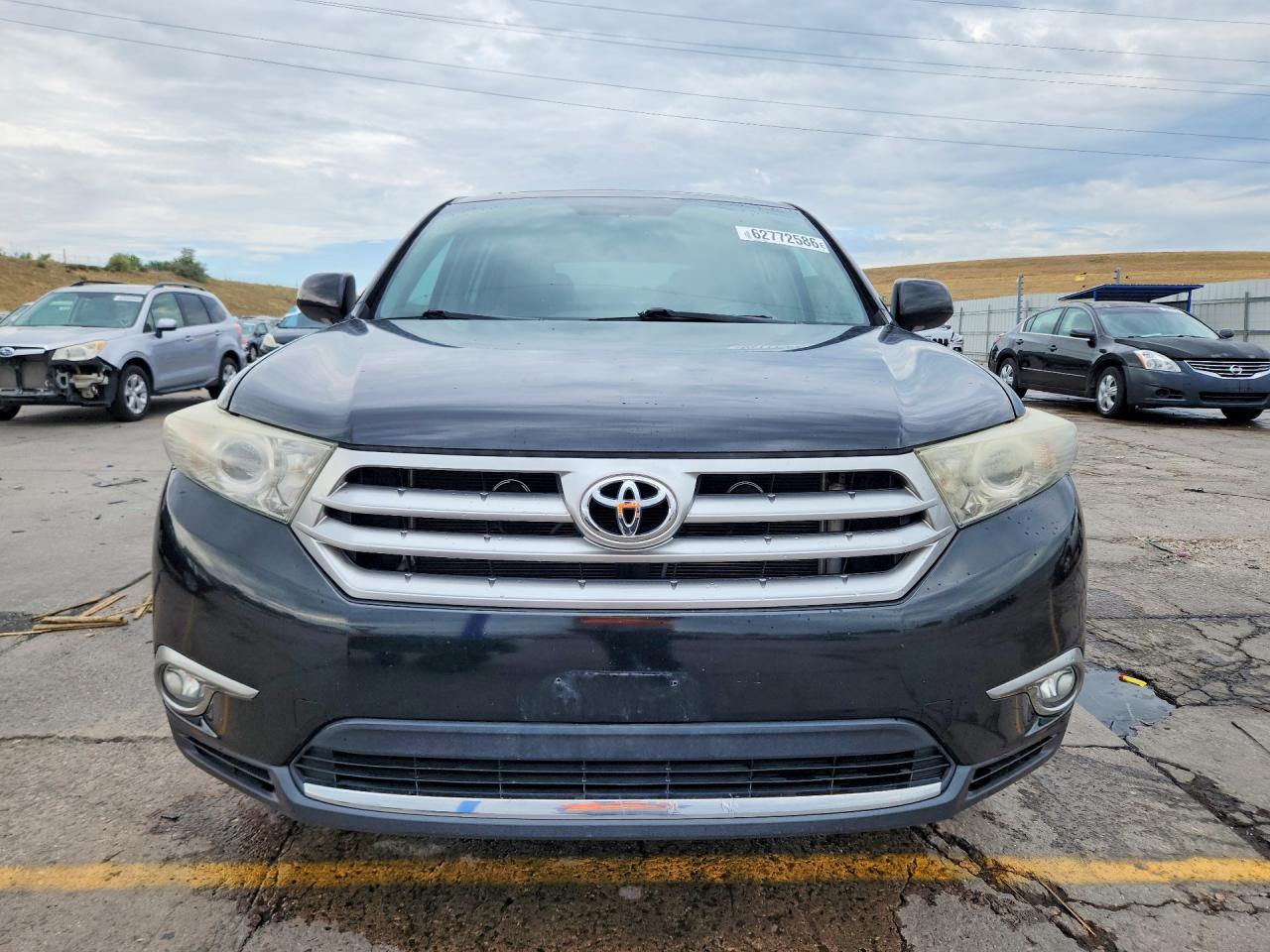 2012 Toyota Highlander Limited Black vin: 5TDDK3EH7CS160342