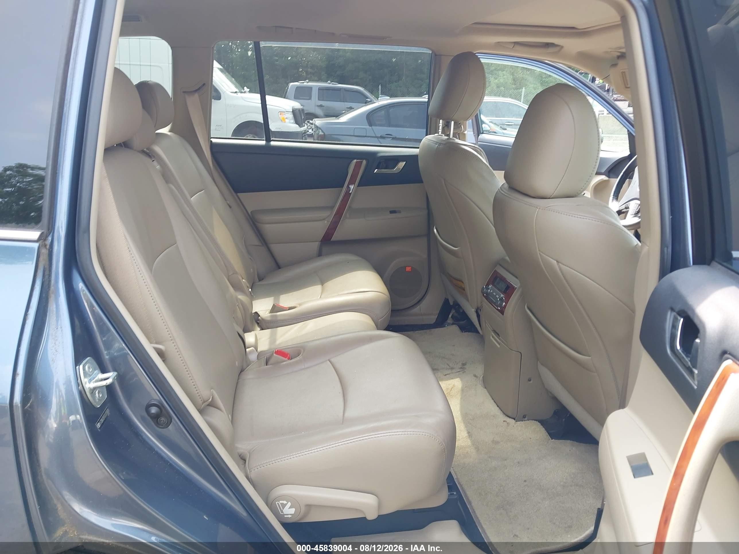 2013 Toyota Highlander Limited V6 Blue vin: 5TDDK3EH7DS175828