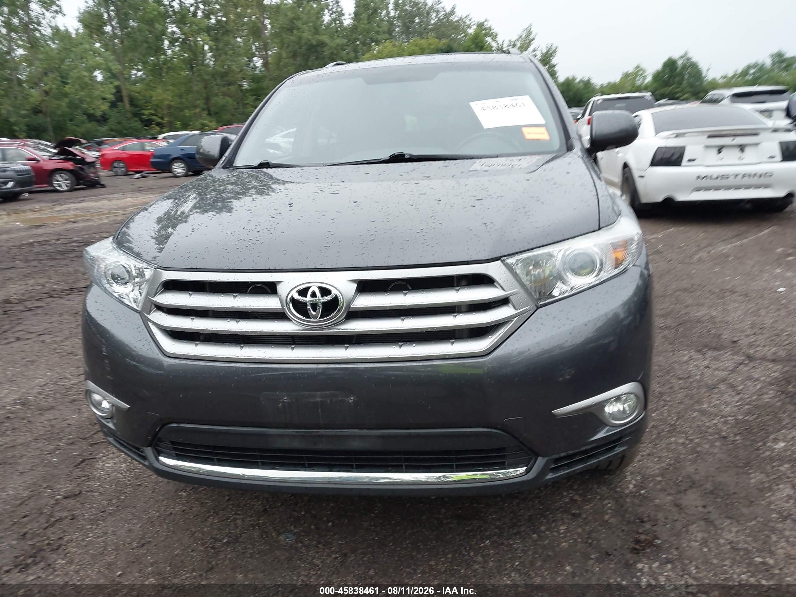2013 Toyota Highlander Limited V6 Gray vin: 5TDDK3EH7DS190555