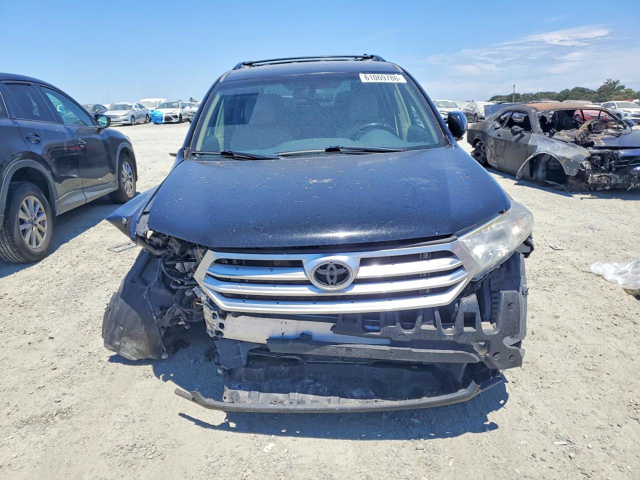 2013 Toyota Highlander Limited Black vin: 5TDDK3EH7DS217480