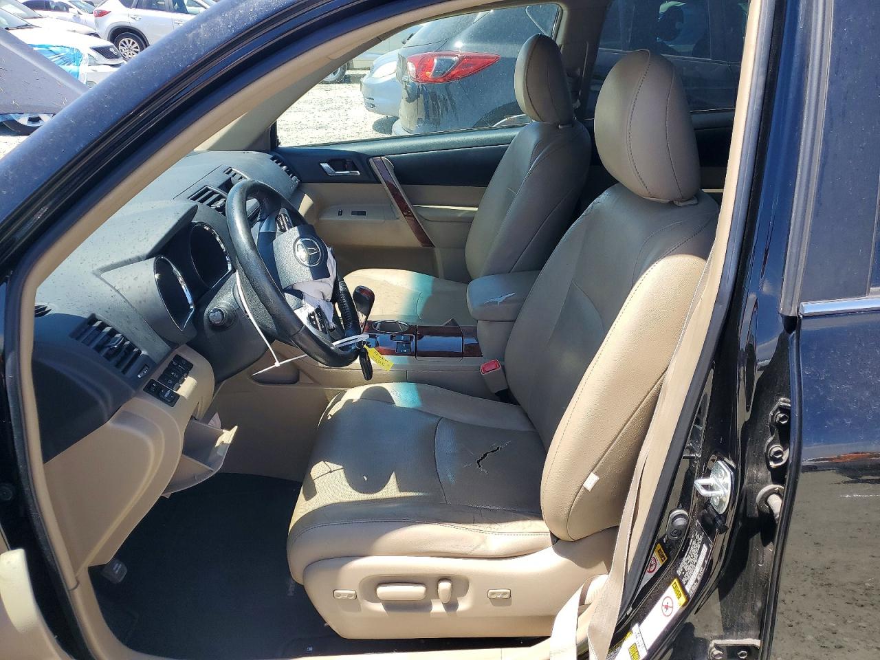 2013 Toyota Highlander Limited Black vin: 5TDDK3EH7DS217480