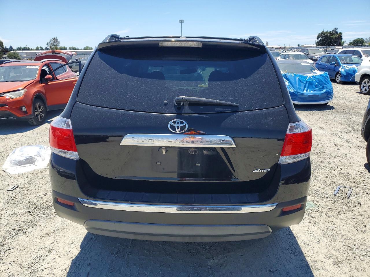 2013 Toyota Highlander Limited Black vin: 5TDDK3EH7DS217480