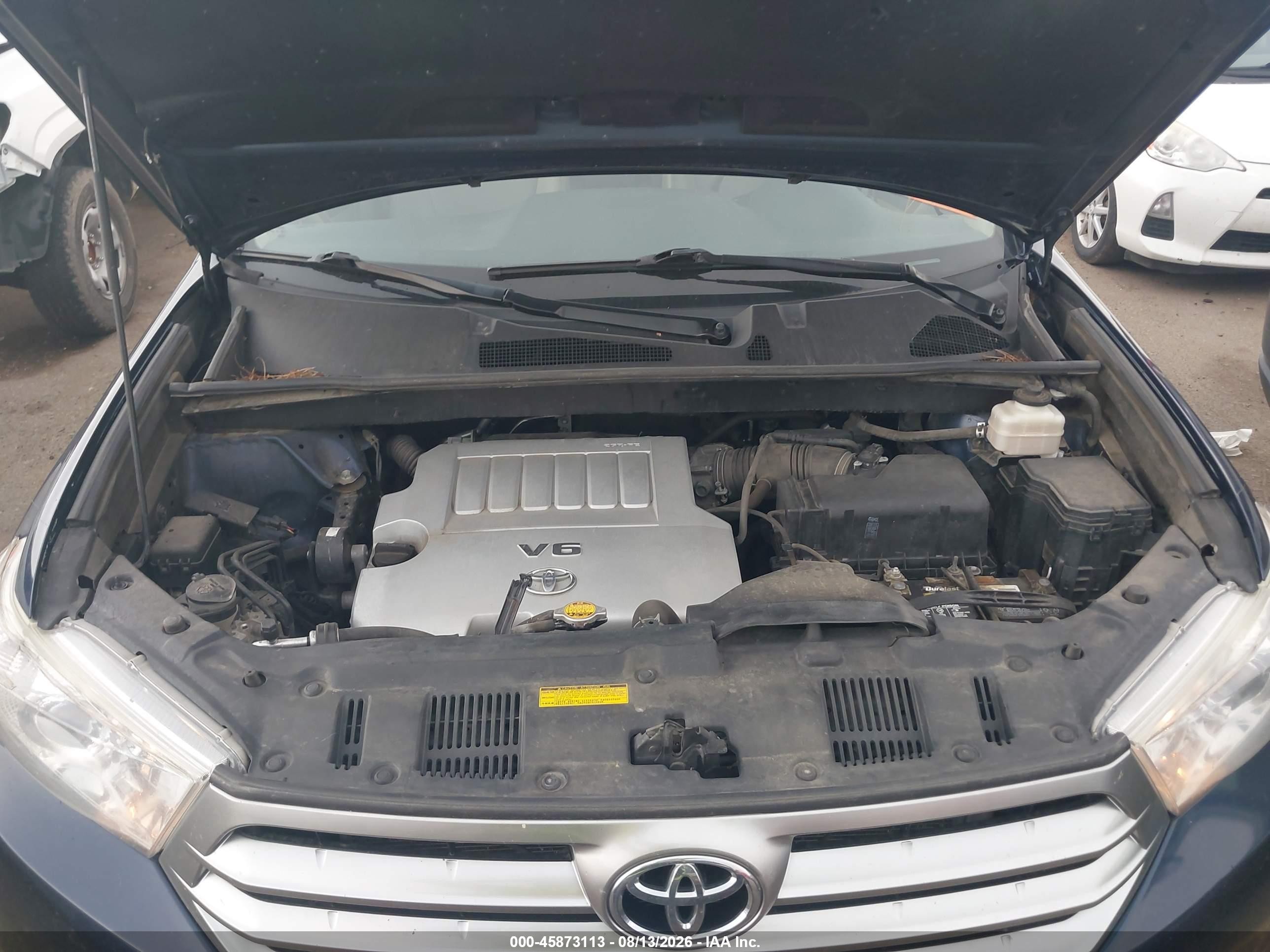 2013 Toyota Highlander Limited V6 Dark Blue vin: 5TDDK3EH7DS227619
