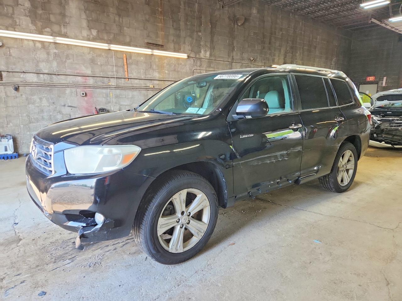 2010 Toyota Highlander Limited Black vin: 5TDDK3EH8AS025562