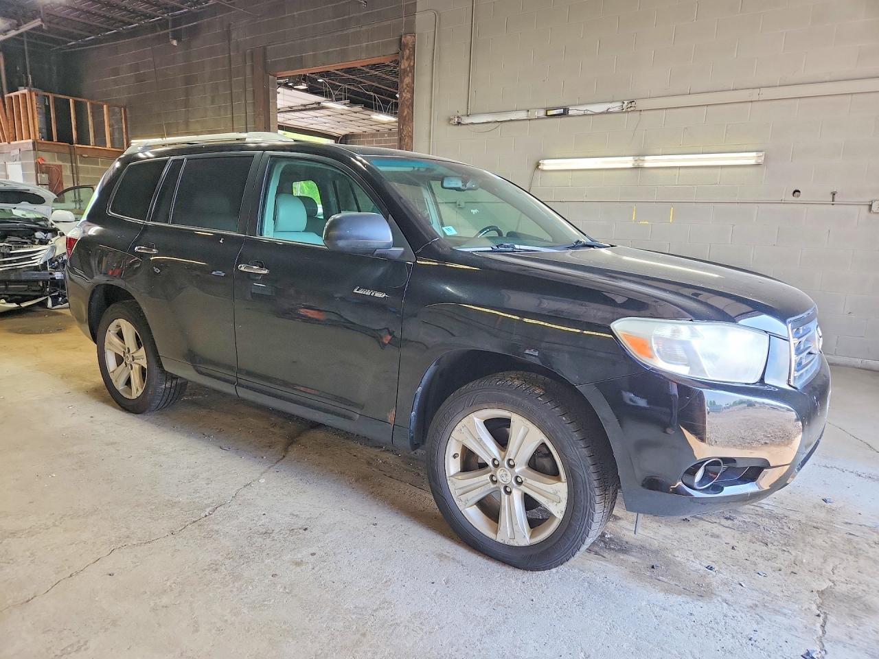 2010 Toyota Highlander Limited Black vin: 5TDDK3EH8AS025562