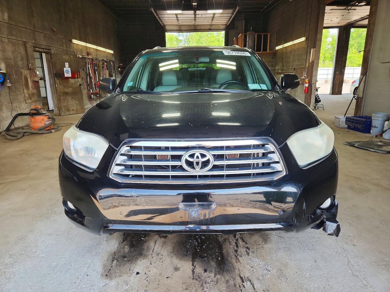 2010 Toyota Highlander Limited Black vin: 5TDDK3EH8AS025562