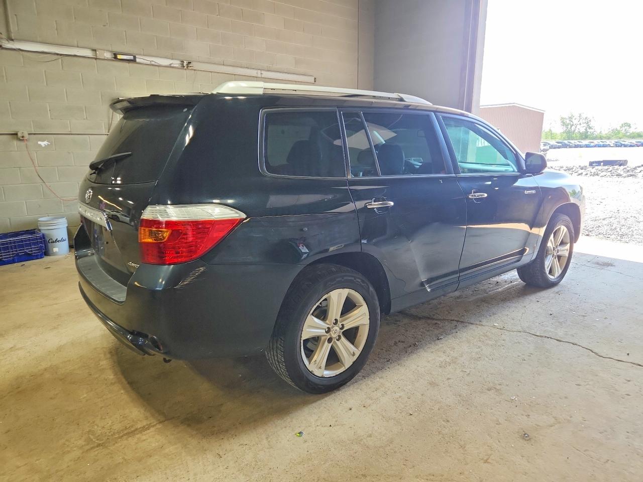 2010 Toyota Highlander Limited Black vin: 5TDDK3EH8AS025562