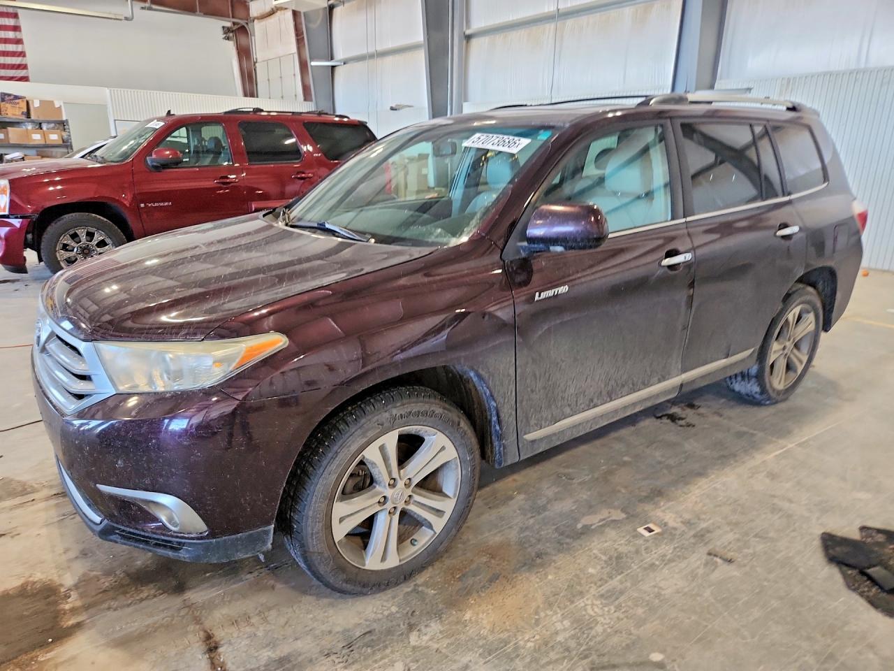 2011 Toyota Highlander Limited Purple vin: 5TDDK3EH8BS045280