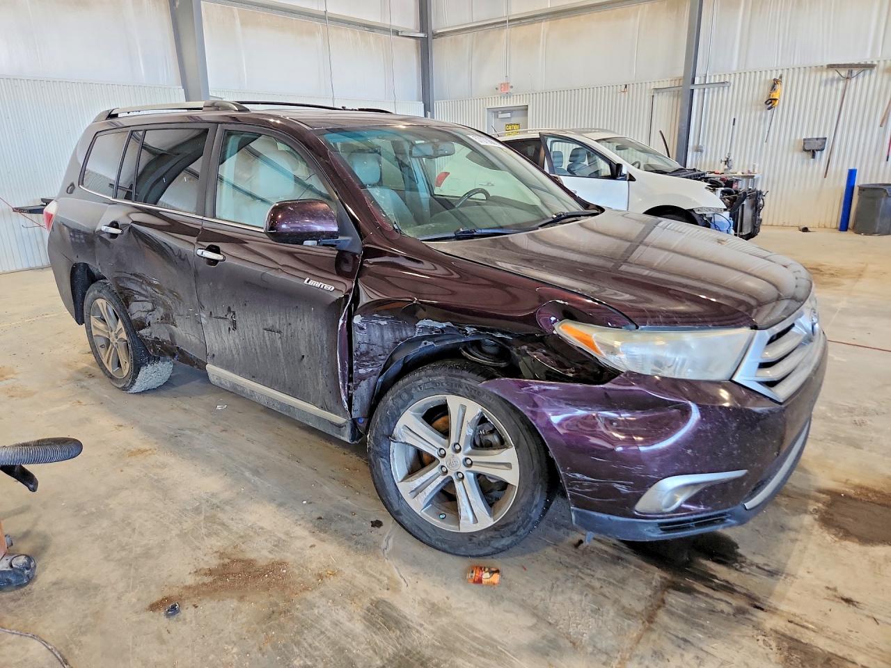 2011 Toyota Highlander Limited Purple vin: 5TDDK3EH8BS045280