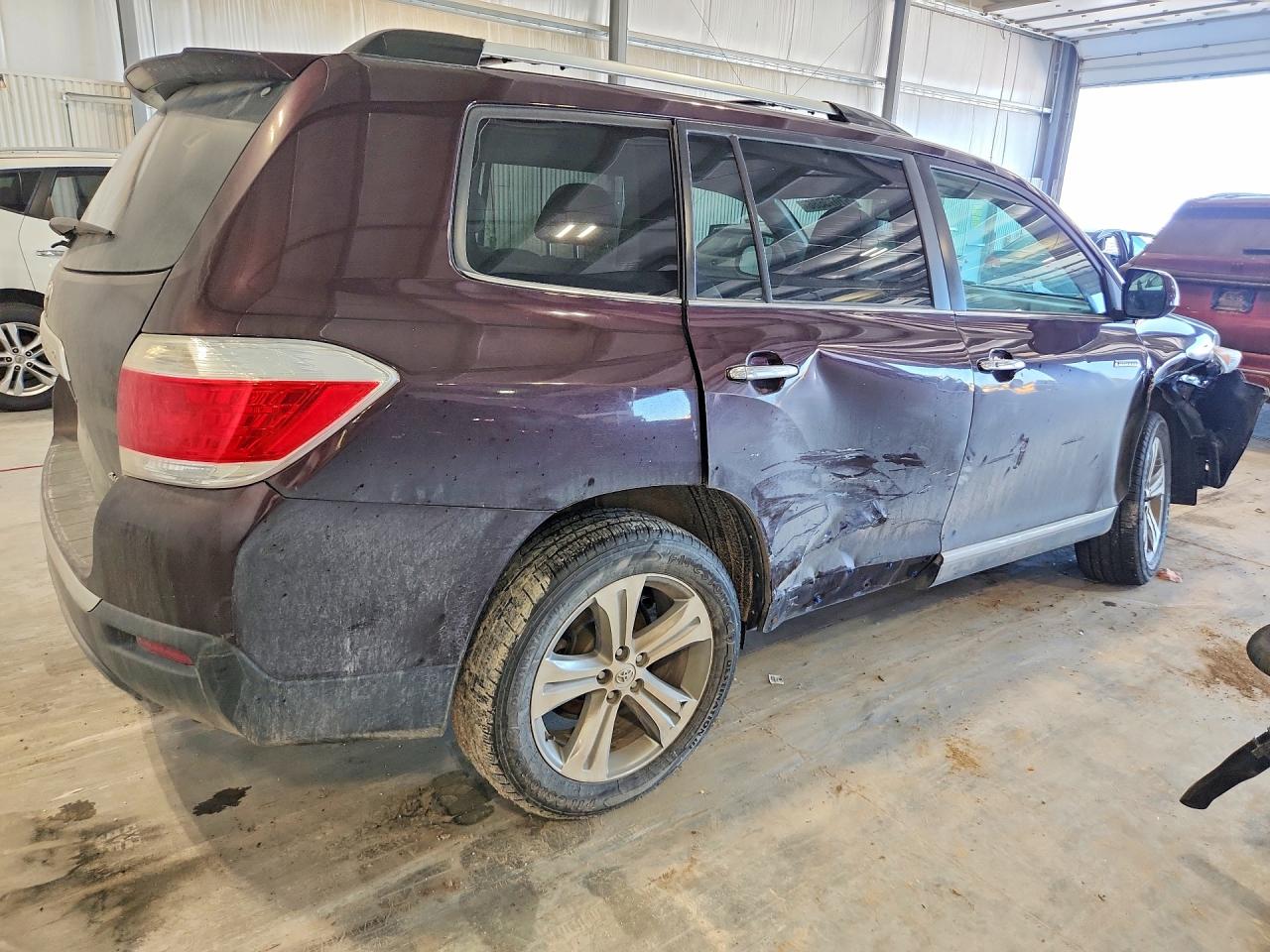 2011 Toyota Highlander Limited Purple vin: 5TDDK3EH8BS045280