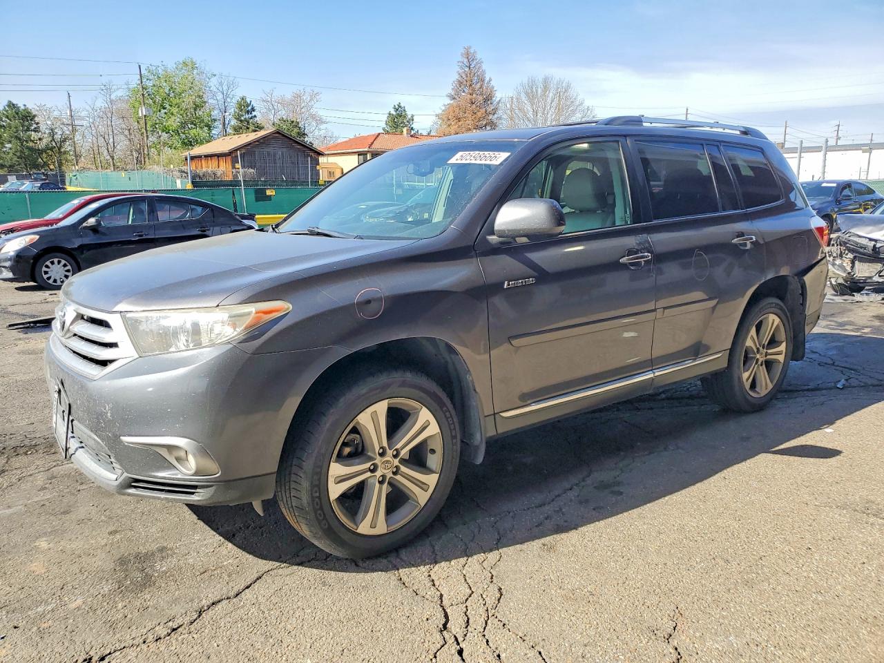2012 Toyota Highlander Limited Gray vin: 5TDDK3EH8CS115068