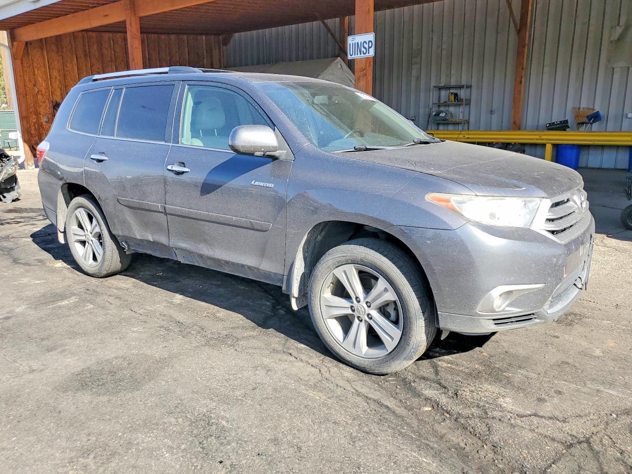 2012 Toyota Highlander Limited Gray vin: 5TDDK3EH8CS115068