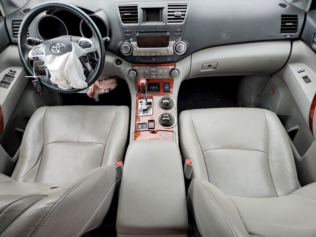2012 Toyota Highlander Limited Серый vin: 5TDDK3EH8CS117094