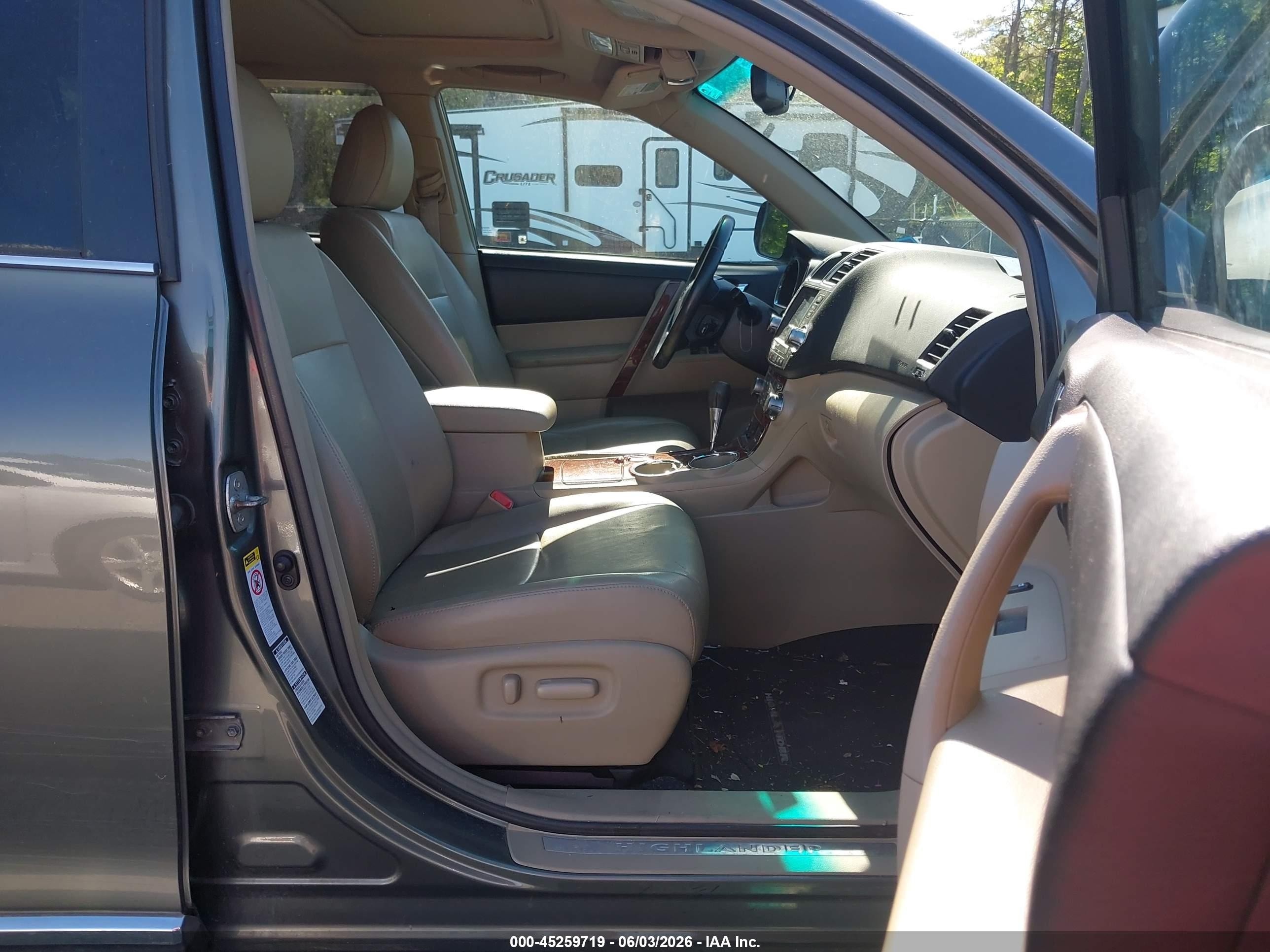 2012 Toyota Highlander Limited V6 Green vin: 5TDDK3EH8CS120061
